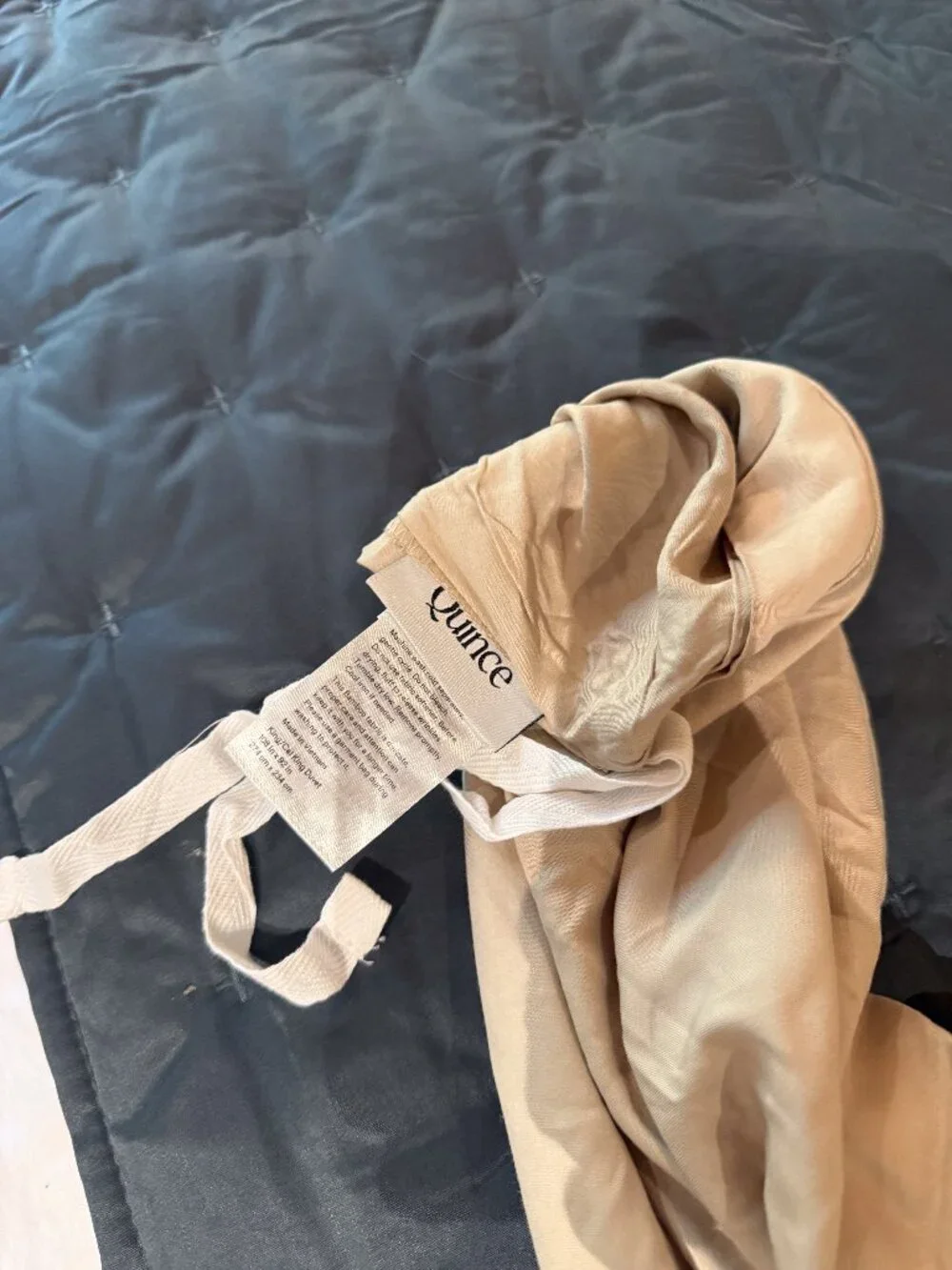 Quince Bamboo Duvet Cover KING/Cal King- Sand